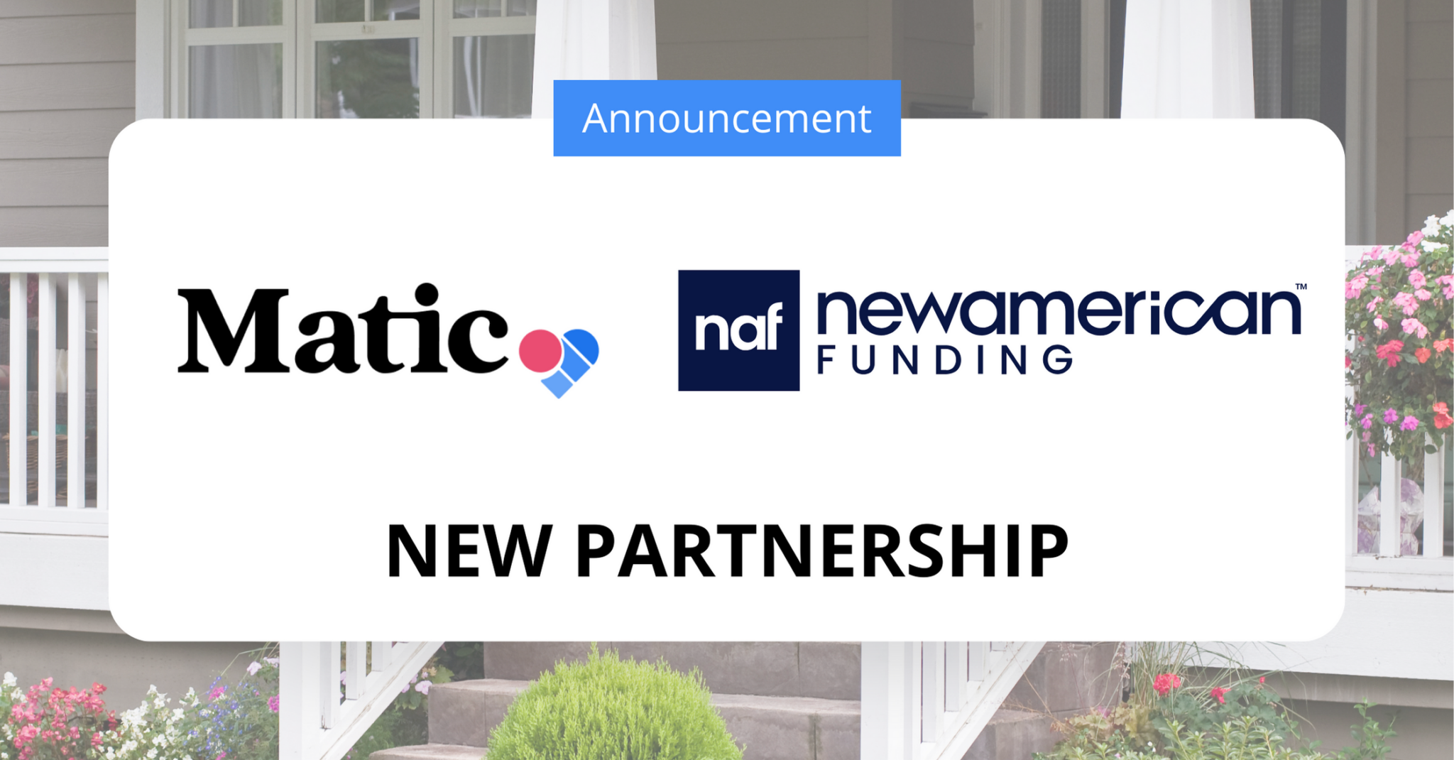 New American Funding and Matic partnership