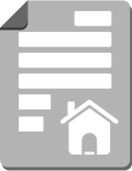 grey home insurance icon