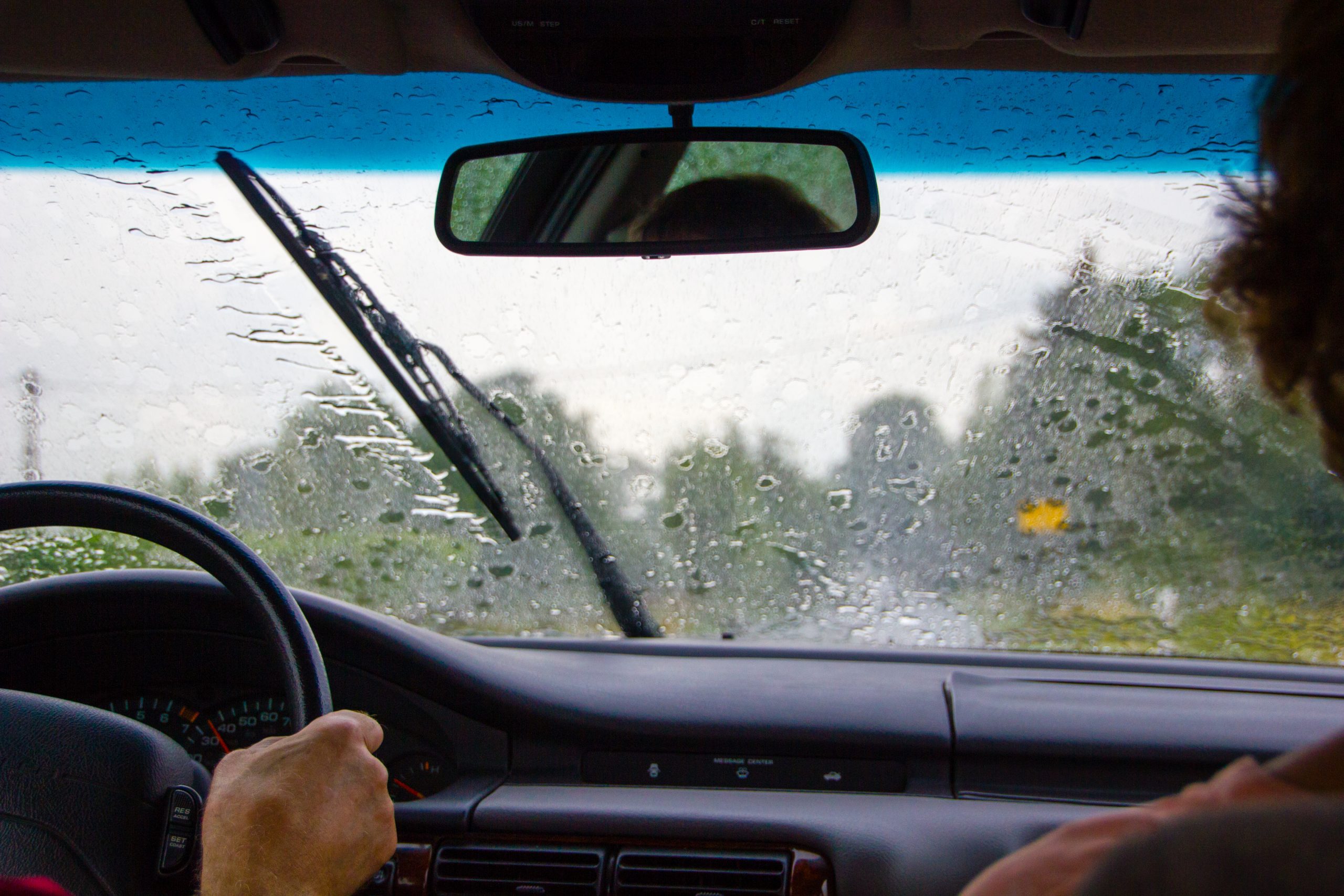 driving in rain