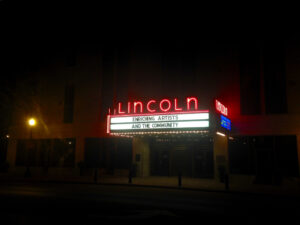 Historic Lincoln Theater, a Black American resource found in The Green Books, in Columbus, OH.