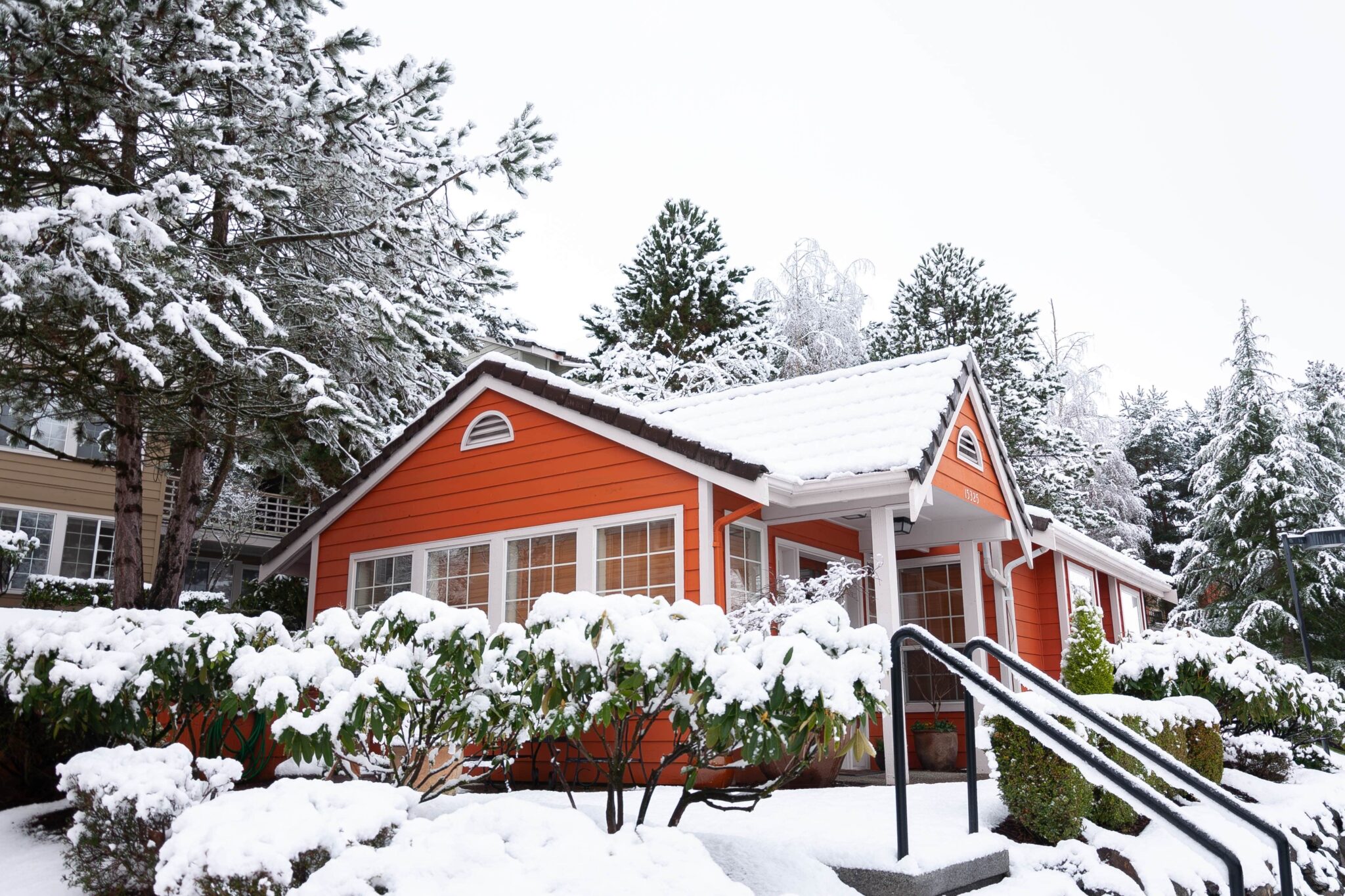 home in winter